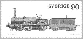 Hvilka äro lokomotiven å dessa frimärken?