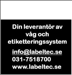 Utbildning Box 43, 312 21 Laholm Tel 0430-165 80, Fax 0430-168 64 www.arenakemi.