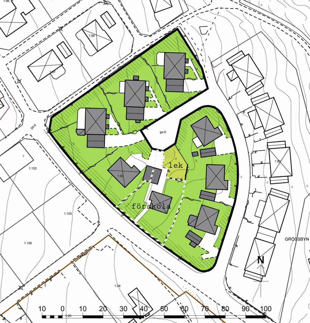 DETALJPLANEÄNDRINGEN Ändringen av gällande detaljplan syftar till att möjliggöra förskoleverksamhet i ett bostadshus.