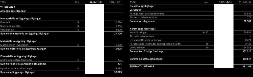 Koncernens rapport