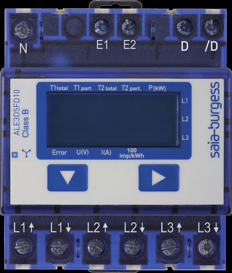 Anslutningsschema D /D Modbus över RS485 seriellt kablage max.