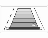 140 Körning och hantering Visningsinställningar Tack vare kamerans höga placering kan man se den bakre stötfångaren på skärmen för att få en god orientering. Kameran visar ett begränsat område.