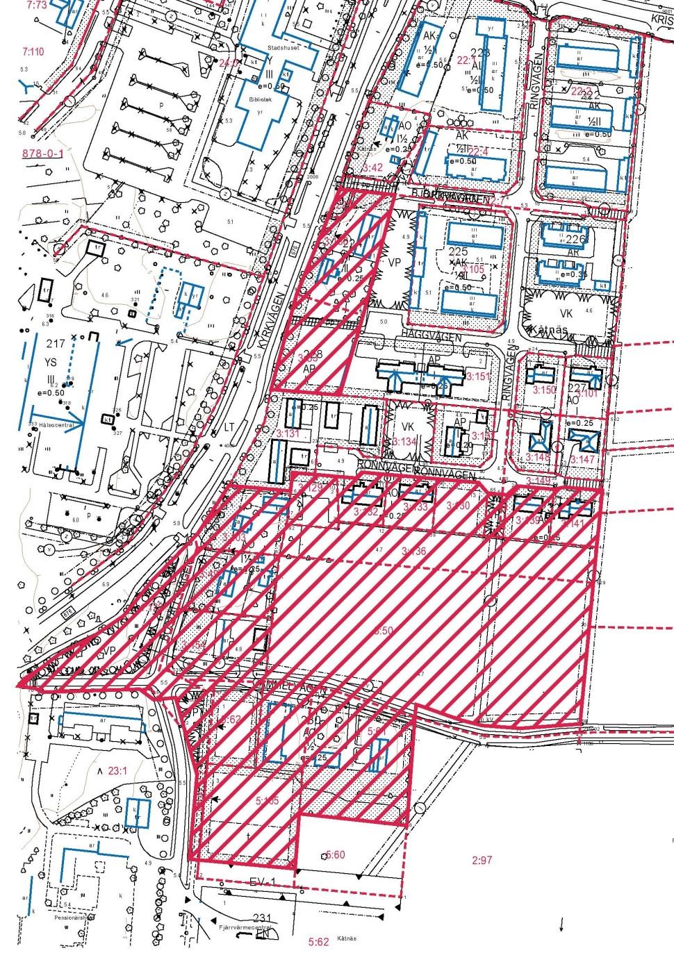 5 Bild 2. Planområdets avgränsning 1.4 Beskrivningens innehållsförteckning Detaljplanen består av kartan, bestämmelserna samt planbeskrivningen.