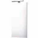 Feel 60 spegel med LEDbelysning BxDxH 600x30/95x720 mm WC/DUSCH Feel 40 spegel med LEDbelysning BxDxH 400x30/95x720 mm 0