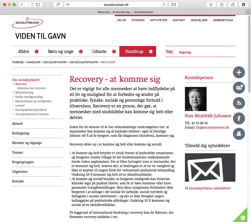 Narrativ tilgang kan fremme menneskers recovery Af Sebastian Damkjær-Ohlsen, cand.pæd.pæd.psyk.