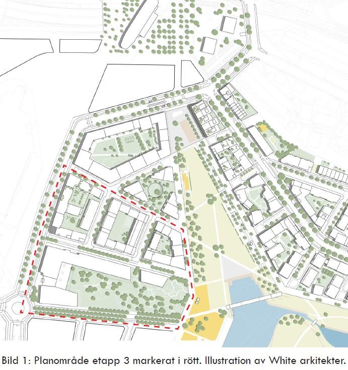 Sida 2 (5) Bakgrund Stockholms stad planerar en ny stadsdel på Årstafältet som kommer utföras etappvis fram till mitten av 2030-talet. Området kommer inrymma kontor, bostäder och andra verksamheter.