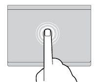 使用轨迹板触摸手势 本主题介绍一些常用的触摸手势, 如点击 拖动和滚动 有关更多手势,