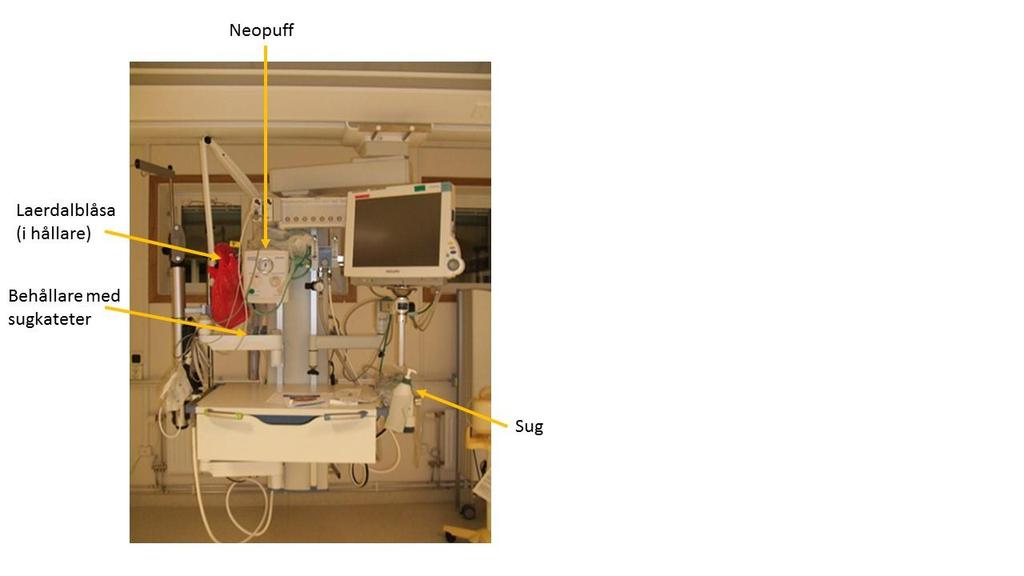 2018-02-23 22521 4 (7) Pendel och övervakningsutrustning Pendel ska vara utrustad med EKG-kabel, kabel för noninvasivt blodtryck samt kabel för saturationsmätning med massimomodul.