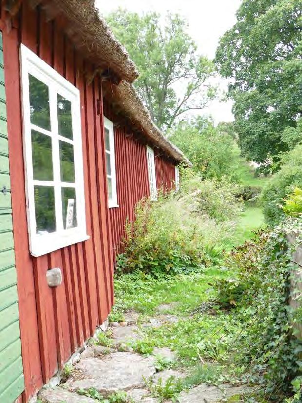 utmed den södra väggen.