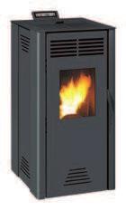 21-8,5 ingresso aria per la combustione 40 x 40 mm peso netto 83 peso con imballo 98 superficie riscaldabile 81 *m 2 7,3 kw -