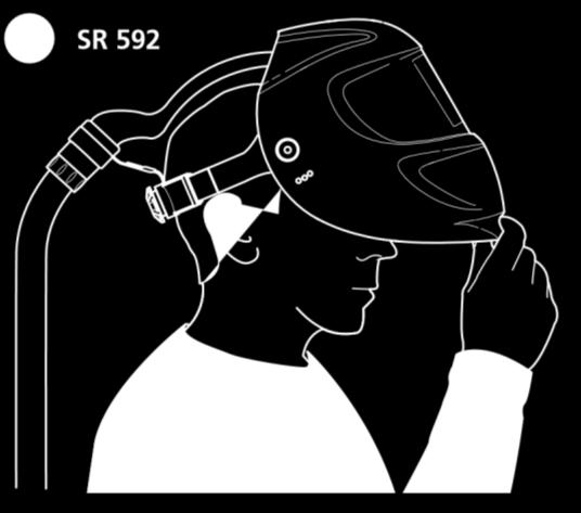 Handhavandeinstruktion SR 592 8 (24) Fäll ner visiret