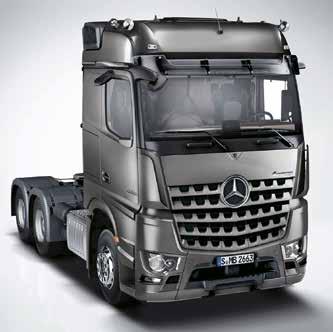 En tuff omgivning kräver en robust lastbil Förarhytterna till Arocs imponerar med praktiska funktioner, robusthet och hållbarhet.