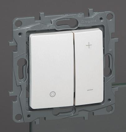 Niloé TM Dimmer och rörelsedetektor Niloé TM Strömställare övrigt Art. nr 6 651 15 E-nr 13 601 96 Art. nr 6 651 18 E-nr 13 002 36 Art. nr 6 647 11 E-nr 18 700 43 Art.