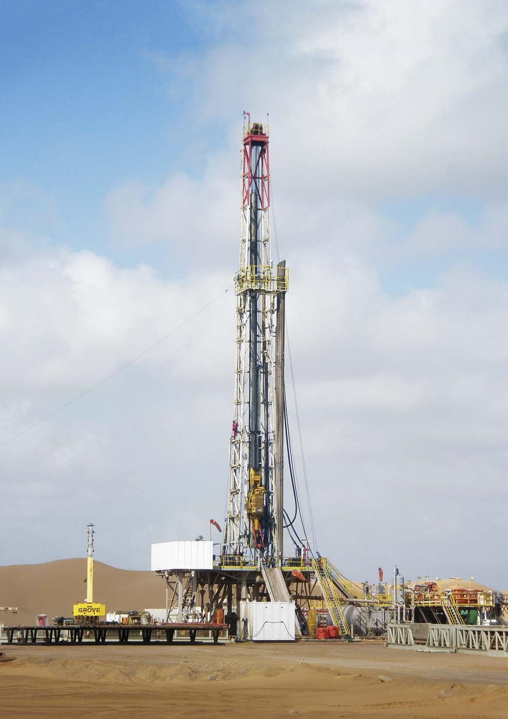 Oljefältet Shahd lyfter produktionen På oljefältet Shahd produceras oljan från ett större djup, huvudsakligen från karbonatlagret Lower Buah omkring 2 000 meter under markytan.