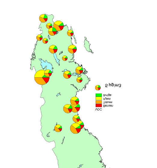 Luftkvaliteten i Sverige sommaren 2005 och vintern 2005/06 B1690 Figur 6.