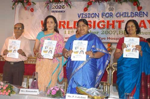 Blindness and VISION 2020 INDIA, she released a short film, which
