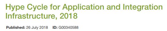 Gartner: Hype cycle for Application Infrastructure and integration ipaas - Integration