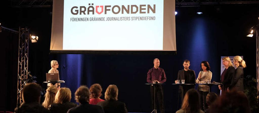 VERKSAMHETSBERÄTTELSE 2018 GRÄVFONDEN Stiftelsen Grävfonden bildades i slutet av 2017 på uppdrag av Fören ingen Grävande Journalisters årsmöten 2014, 2015, 2016 och 2017.