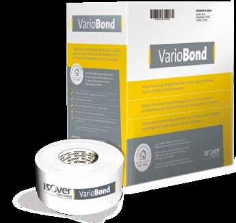 Produkter Vario Bond Högpresterande, lufttät och överspacklingsbar skarvtejp för fönster, dörrar och andra anslutningar mellan trä och betong eller murverk.