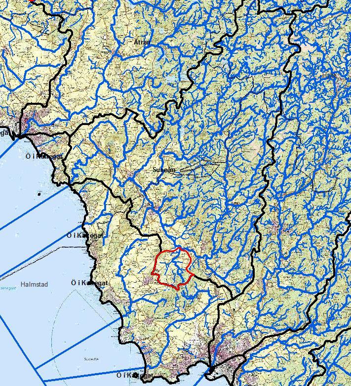 Marielundsbäcken (15 km 2 ) en del