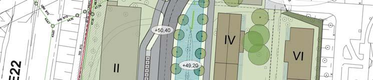 detaljplan (blå markering avser vattenfylld