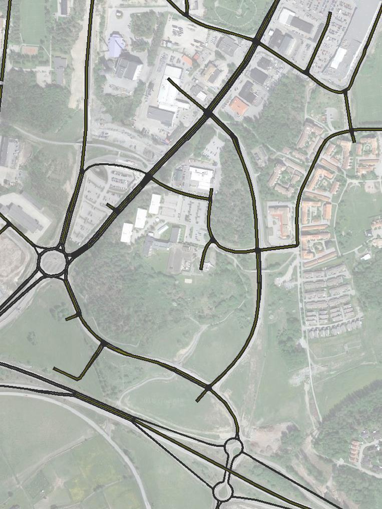 5.4.1 Jämförelse med scenario c Den nya signalfasen reducerar andelen gröntid för flödet på Stockholmsvägen.