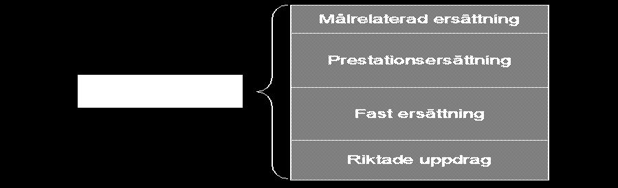 Uppdragen finansieras via anslag, men ingår inte i andelen fast ersättning enligt nedan, utan behandlas för sig. 2.