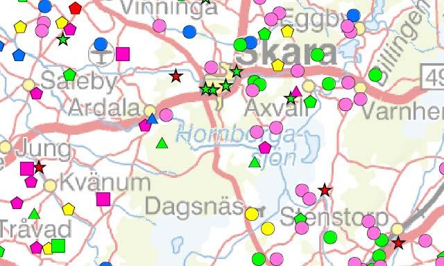 Bilaga 30 Bild, Biogas potential Skara kommun Diagram 2, Skara kommun (MWh) gödsel 4 083 restprodukter lantbruket 60