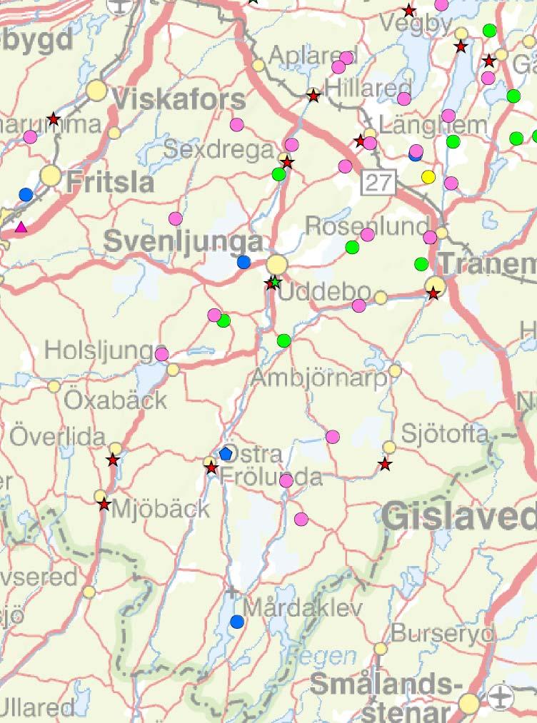 Bilaga 35 Bild, Biogas potential Svenljunga kommun Diagram 2, Svenljunga kommun (MWh) Organiska restprodukter, industri