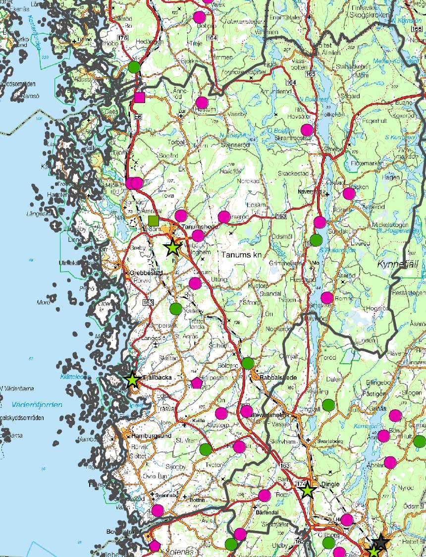 Bilaga 36 Bild, Biogas potential Tanums kommun Diagram 2, Tanums kommun Hush.