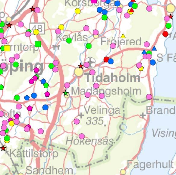 Bilaga 38 Bild, Biogas potential Tidaholm kommun Diagram 2, Tidaholm kommun (MWh) Hush.