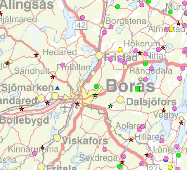 Bilaga 5 Bild, Biogas potential Borås kommun Diagram 2, Borås kommun (MWh) gödsel 2 533 restprodukter lantbruket 16