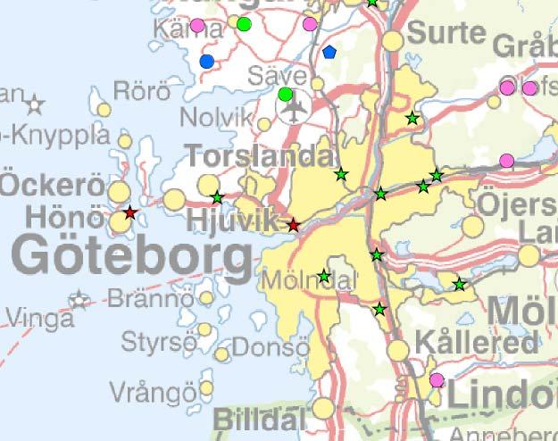 Bilaga 12 Bild, Biogas potential Göteborg kommun Diagram 2, Göteborg kommun (MWh) Organiska restprodukter, industri ; 19 124