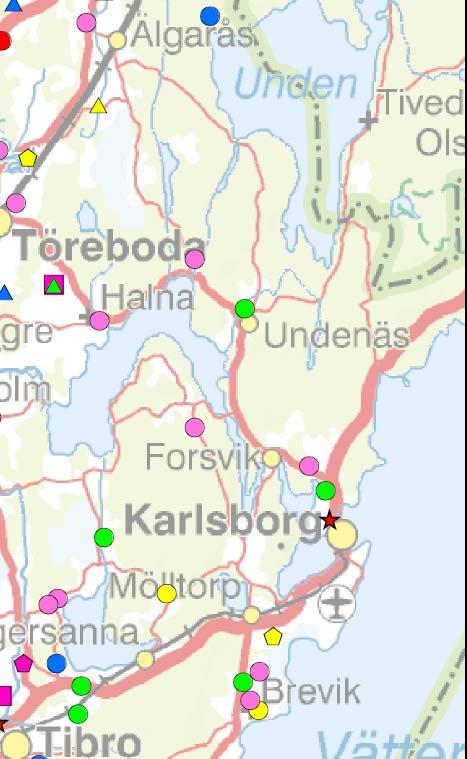 Bilaga 17 Bild, Biogas potential Karlsborg kommun Diagram 2, Karlsborg kommun (MWh)