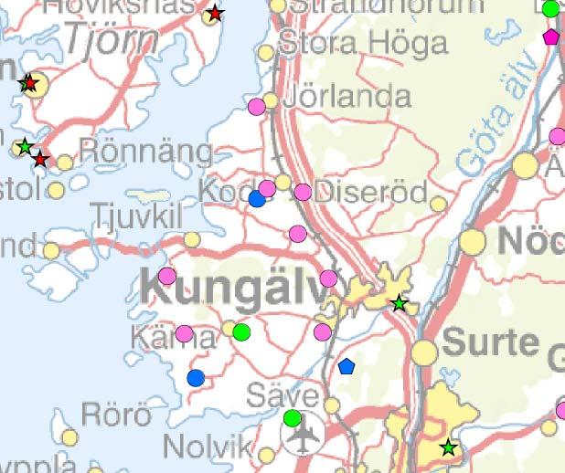 Bilaga 18 Bild, Biogas potential Kungälv kommun Diagram 2, Kungälv kommun (MWh) Organiska restprodukter,