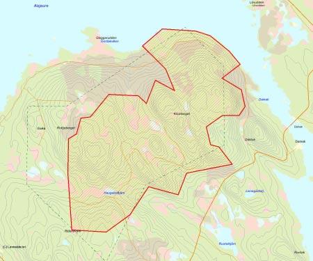 Länsstyrelsens bedömning Knutberget är ett stort, sammanhängande område med urskog eller urskogsartad skog.