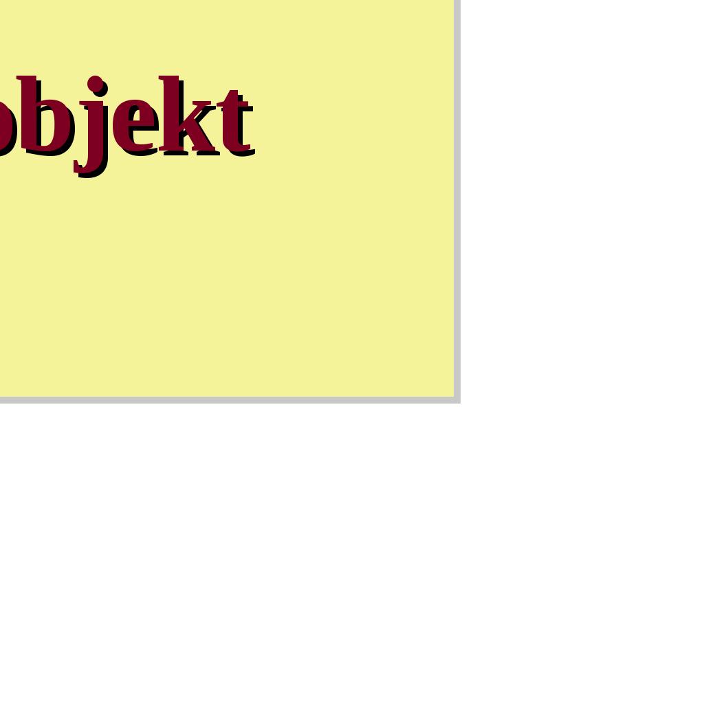 klass kallas för referens Deklarationssatsen Integer numobject = new Integer(20);