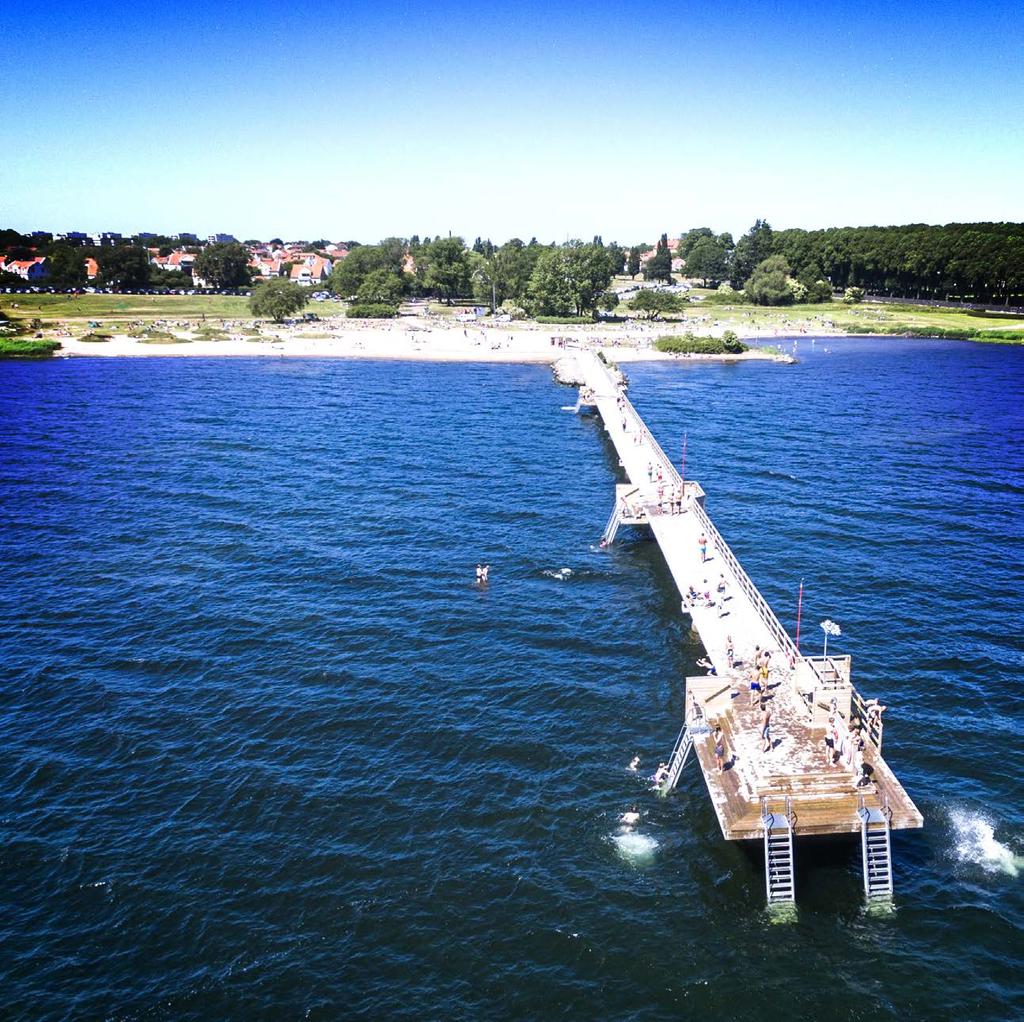 KUSTSTAD Vattnet är ständigt närvarande i Kalmar.