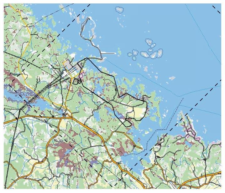 Figure 2-1. Map of the survey area in Forsmark.