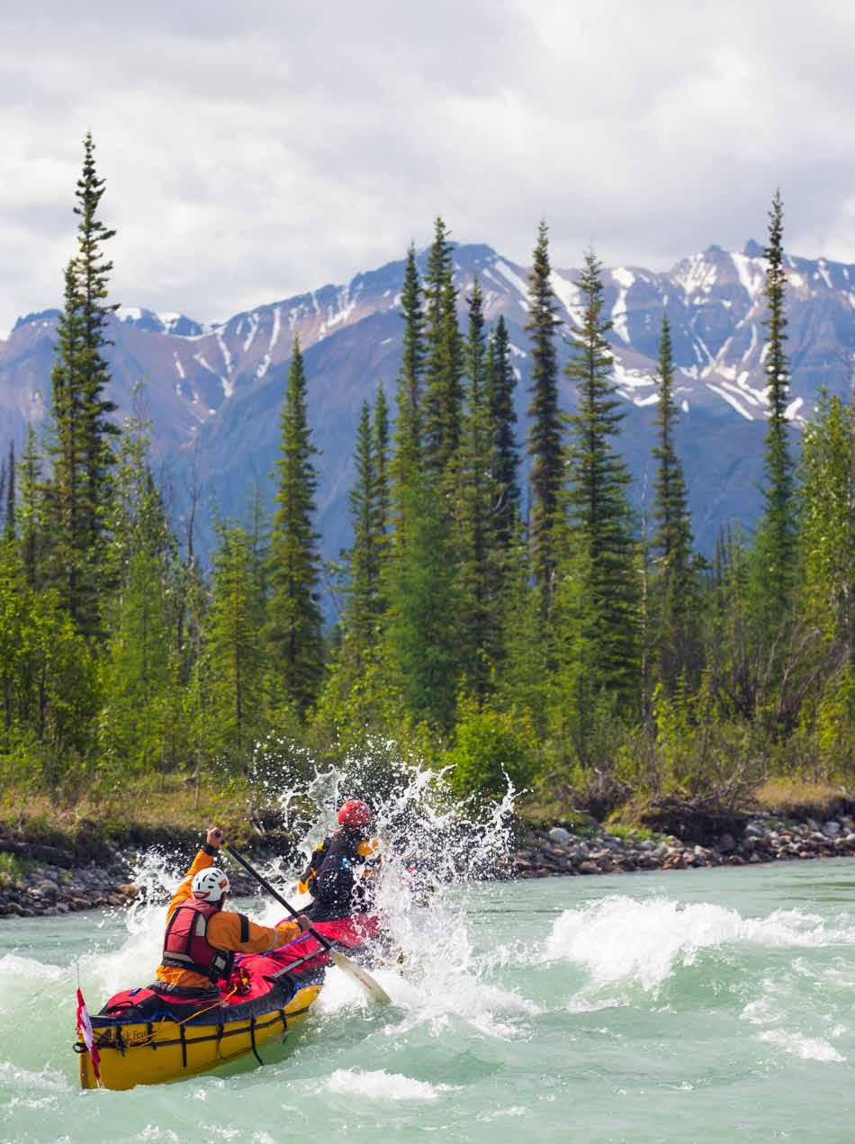 RIDE THE WAVES Nahanni Fees Apply The Broken Skull River runs through Nááts ihch oh and Nahanni National Park Reserves.