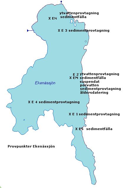 Bäckens sträckning är några km. Gladhammarsbäcken mynnar ut i Kyrksjöns nordvästra del. I denna bäck sker också ett påslag av föroreningar från gruvområdet vid Sohlbergsfältet.