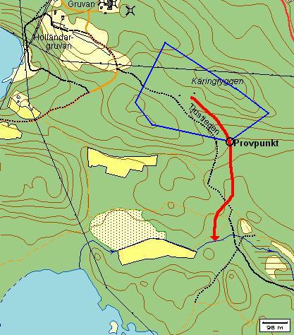 7.4. Sohlbergsbäcken Sohlbergsbäcken (eller Cederbaumsbäcken) rinner från gruvområdet vid Solbergsfältet och ut i bäcken mellan Ekenässjön och Kyrksjön.