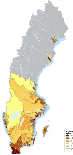 Åtgärdsbehov för kust kväve (exkl.