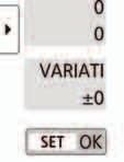 Funktionen är till för avancerade användare som är vana vid att använda filter för färgtemperatur och färgkompensation och som förstår deras effekter. Vitbalanskorrigering 1 Välj [VB variation].