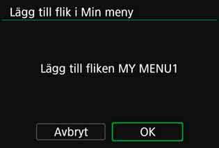 När [s: Menyvisning] är inställt på [Guidning], visas inte fliken [9]. Ändra [Menyvisning] till [Standard] (s. 55).