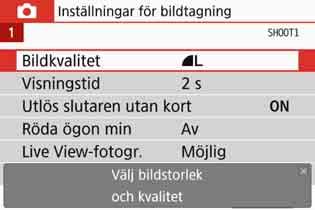 Som standard är den inställd på [På]. Välj [Funktionsguide]. 1 2 Välj [På].