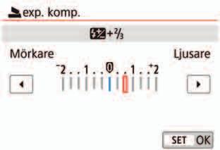 d Hantera kameran med touchskärm Dra Exempelskärm (menyskärm) Dra fingret samtidigt som du håller det mot LCD-skärmen.