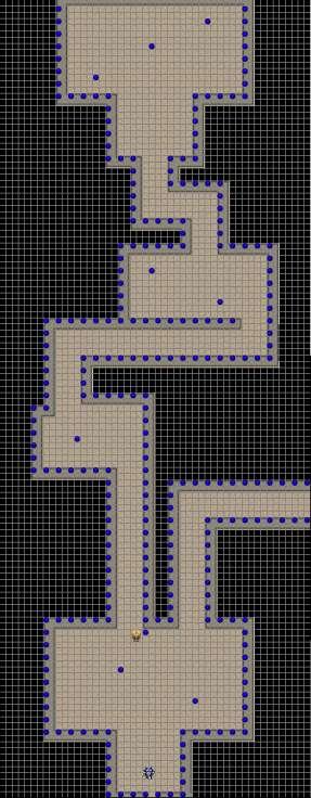 Figur 4 Spelets första rum sett i Game Maker 4.