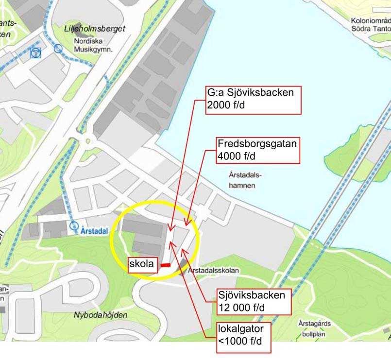 6 Trafikalstring Planområdet ligger stadsnära, på lagom cykelavstånd till city och är väl försörjt med kollektivtrafik.