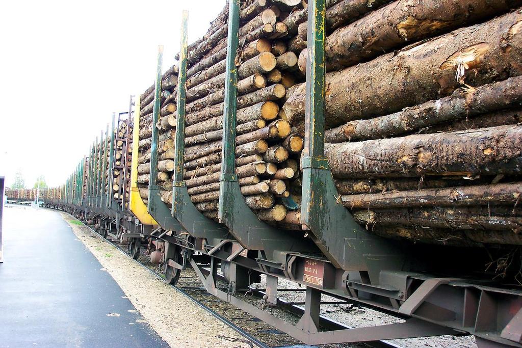 Den inköpta massan transporterades med båt, järnväg och lastbil från Finland, Sverige, och Sydamerika. Till bruket kommer massan med lastbil eller tåg.